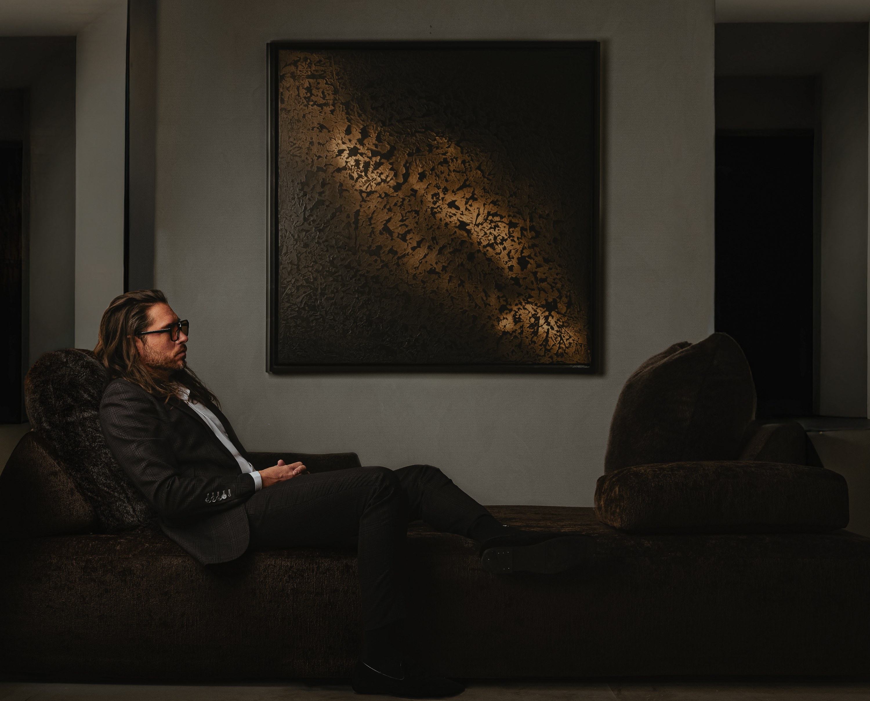 Jacob Vince in studio
